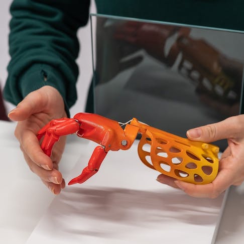3D printed prosthetic. Image Credit: Shutterstock.com/Reshetnikov_art