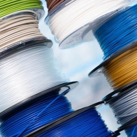 PLA and ABS filament for 3D printing. Image Credit: Shutterstock.com/luchschenF