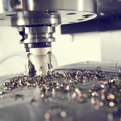 Metal CNC milling. Image Credit: Shutterstock.com/Dmitry Kalinovsky