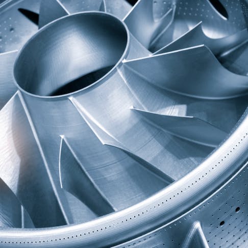 3D printed turbine propeller. Image Credit: Shutterstock.com/Matveev Aleksandr