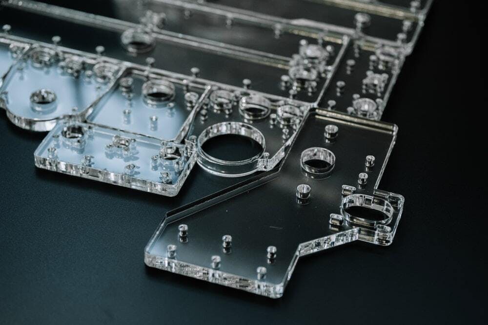 Plexiglass parts for CNC machine. Image Credit: Shutterstock.com/ValeriiaES
