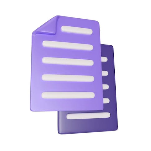 Purple file icons. Image Credit: Shutterstock.com/Pendimarfuad Adv