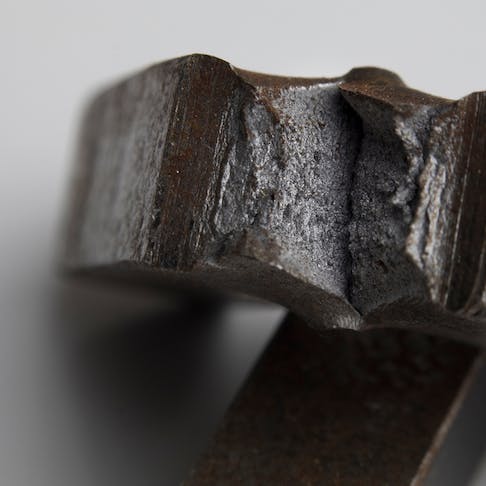 Brittle low carbon steel. Image Credit: Shutterstock.com/bartu